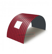 Продольно гнутый профнастил для укрытий конвейеров С10ПГ-1160, 0,7, в полимерном покрытии