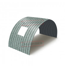 Продольно гнутый профнастил для укрытий конвейеров С10ПГ-1160, 0,9, оцинкованный