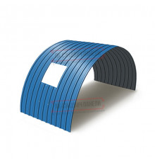 Продольно гнутый профнастил для укрытий конвейеров С10ПГ-1160, 0,8, в полимерном покрытии