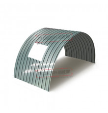 Продольно гнутый профнастил для укрытий конвейеров СС10ПГ-1160, 0,6, нержавеющий