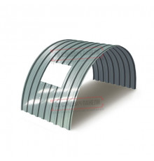Продольно гнутый профнастил для укрытий конвейеров МП20ПГ-1150, 0,9, нержавеющий