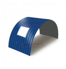 Продольно гнутый профнастил для укрытий конвейеров С8ПГ-1200, 0,7, в полимерном покрытии