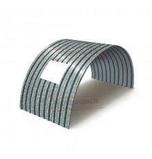 Продольно гнутый профнастил для укрытий конвейеров С21ПГ-1051, 0,8, оцинкованный