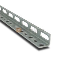 L-образный профиль перфорированный К237 50x36x2000-2,0 мм, из нержавеющей стали