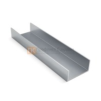 U-образный профиль 100x40x3000-0,7 мм, оцинкованный