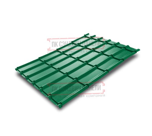 Металлочерепица Экоррей RAL6029 Полиэстер-0.3