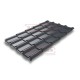 Металлочерепица Камея RAL7024 Quarzit lite-0.5