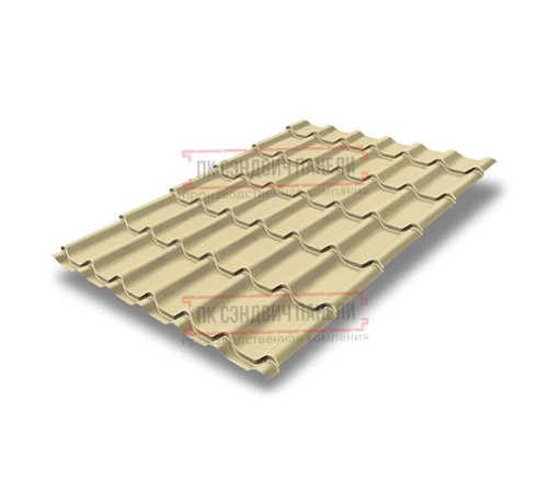 Металлочерепица классик плюс RAL1014 Satin-0.5 Металлочерепица классик плюс RAL1014 Satin-0.5