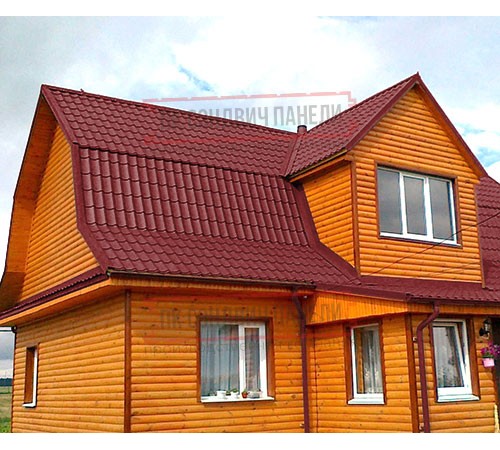 Металлочерепица классик плюс RAL3011 Satin-0.5 Металлочерепица классик плюс RAL3011 Satin-0.5
