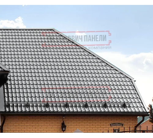 Металлочерепица Классик RAL7004 Satin-0,5