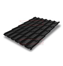 Металлочерепица Классик RAL9005 Satin-0,5