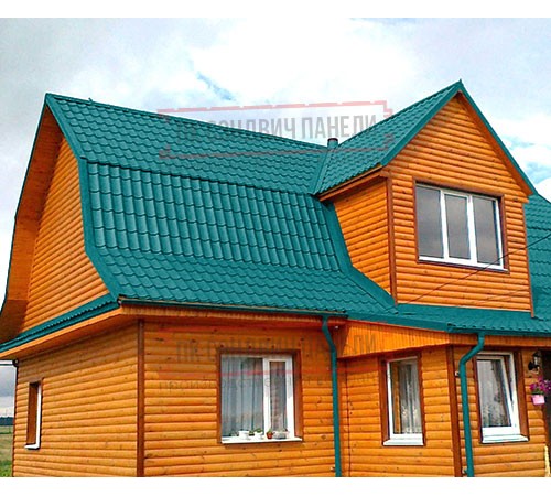 Металлочерепица классик плюс RAL5021 Satin-0.5 Металлочерепица классик плюс RAL5021 Satin-0.5