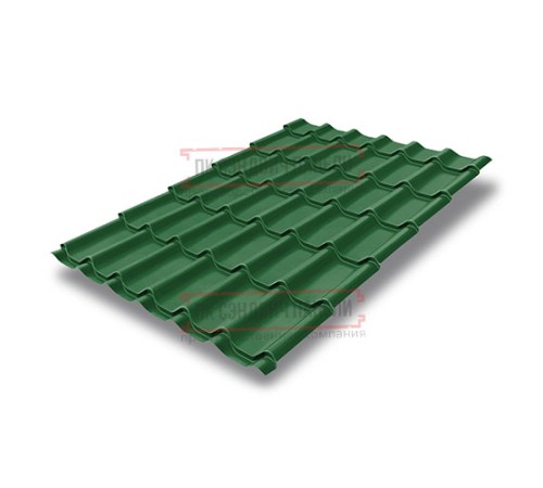 Металлочерепица классик плюс RAL6002 Satin-0.5 Металлочерепица классик плюс RAL6002 Satin-0.5