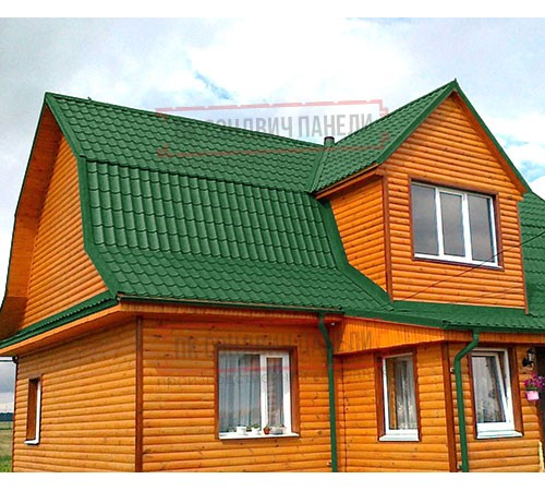 Металлочерепица классик плюс RAL6002 Satin-0.5 Металлочерепица классик плюс RAL6002 Satin-0.5