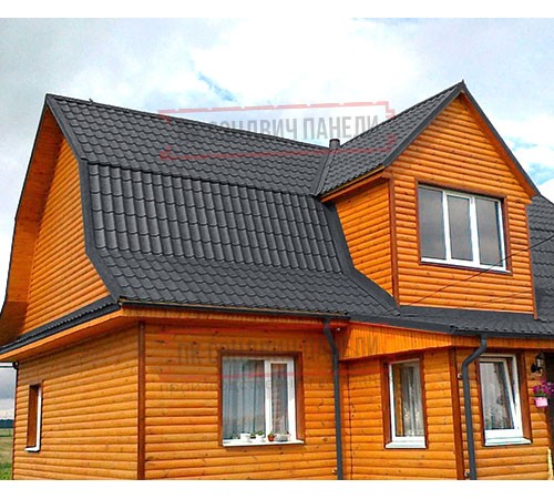 Металлочерепица классик плюс RAL7024 Satin-0.5