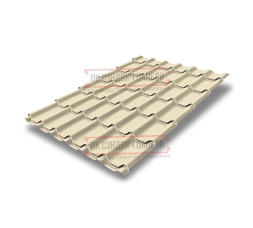 Металлочерепица Классик RAL1015 Satin-0,5
