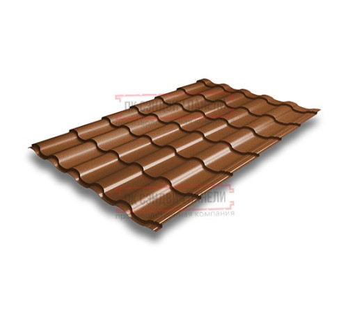 Металлочерепица Кредо Cuprum Steel Quarzit-0,5
