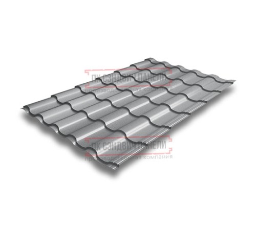 Металлочерепица Кредо RAL7004 Satin-0,5 Металлочерепица Кредо RAL7004 Satin-0,5