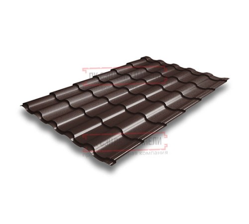 Металлочерепица Кредо RAL8017 Drap-0,45 Металлочерепица Кредо RAL8017 Drap-0,45