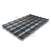 Металлочерепица Кредо RAL7016 Drap-0,45