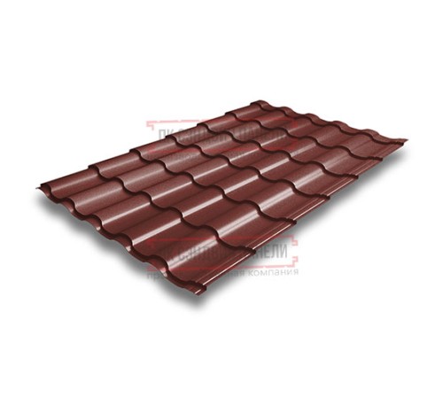 Металлочерепица Кредо RAL3009 Satin-0,5 Металлочерепица Кредо RAL3009 Satin-0,5