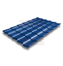 Металлочерепица Кредо RAL5005 Satin-0,5