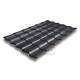 Металлочерепица Кредо RAL7024 Drap-0,45