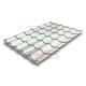 Металлочерепица Кредо RAL9003 Satin-0,5