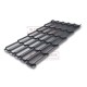 Металлочерепица Квинта плюс RAL7024 Rooftop Matte-0.5