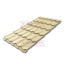 Металлочерепица Квинта плюс RAL1014 Satin-0.5