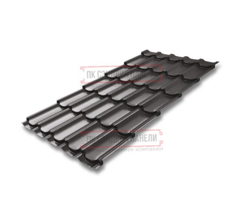 Металлочерепица Квинта плюс RR32 Quarzit PRO Matt-0.5