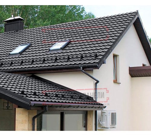 Металлочерепица Квинта плюс 3D RR23 GreenCoat PuRALMatt-0,5 Металлочерепица Квинта плюс 3D RR23 GreenCoat PuRALMatt-0,5