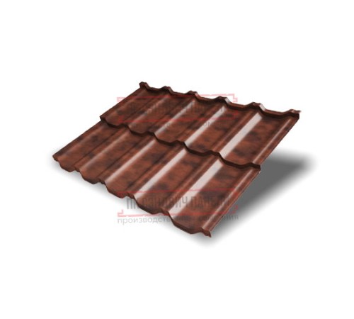 Металлочерепица модульная Квинта Uno 3D Brown Safari Twincolor-0,45 Металлочерепица модульная Квинта Uno 3D Brown Safari Twincolor-0,45