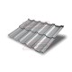 Металлочерепица модульная Квинта Uno 3D RAL7004 Satin-0,5