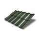 Металлочерепица модульная Квинта Uno 3D RR11 GreenСoat Pural-0,5