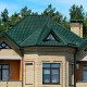 Металлочерепица Модерн RAL6005 Полиэстер-0,45