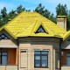 Металлочерепица Модерн RAL1018 Полиэстер-0,45