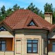 Металлочерепица Модерн RAL8004 Полиэстер-0,45