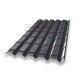 Металлочерепица Квадро профи RAL7024 Quarzit lite-0,5