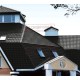 Металлочерепица Квадро профи RAL9005 Velur-0,5