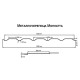 Металлочерепица Монкатта RR32 GreenCoat Pural-0,5