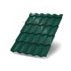 Металлочерепица Монтекристо-SL RAL6005 Призма-0.5