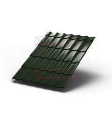 Металлочерепица Ламонтерра RAL6007 Viking E-0.5