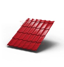 Металлочерепица Ламонтерра RAL3020 Полиэстер-0.5