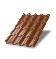 Металлочерепица Монтерроса-XL Argillite PURMAN-0.5