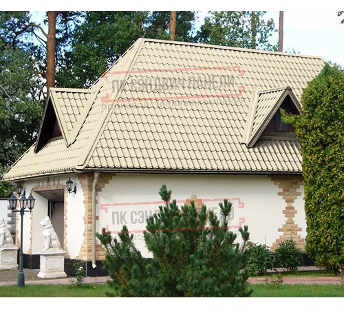 Металлочерепица Ламонтерра X RAL1015 Полиэстер-0.5 Металлочерепица Ламонтерра X RAL1015 Полиэстер-0.5