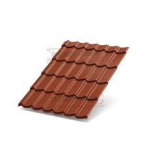 Металлочерепица Супермонтеррей Argillite PURMAN-0.5