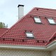 Металлочерепица Супермонтеррей RAL3011 Полиэстер-0.5