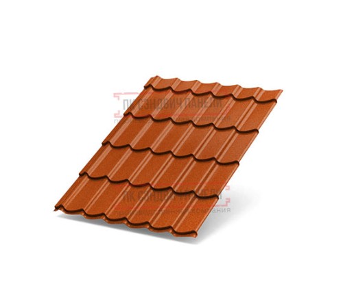 Металлочерепица Супермонтеррей Copper/Copper AGNETA-0.5