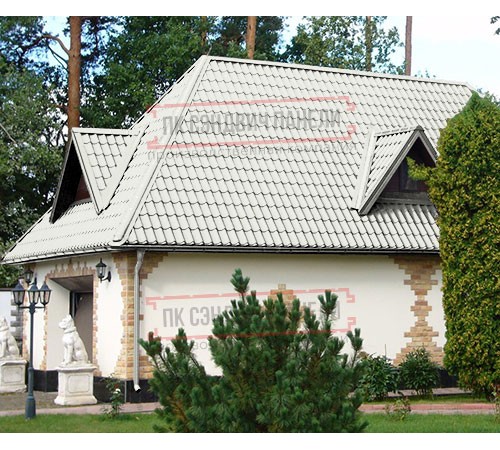 Металлочерепица Ламонтерра X RAL9010 Полиэстер-0.5 Металлочерепица Ламонтерра X RAL9010 Полиэстер-0.5